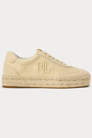 Ralph Lauren Luize canvas-en-suède espadrille-sneaker