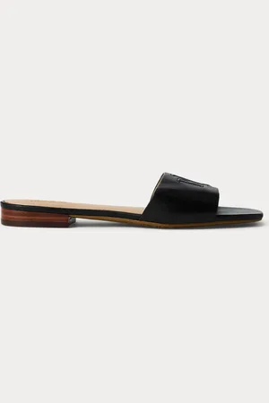 Ralph Lauren Everley kalfsleren slipper