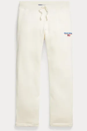 Ralph Lauren Fleece Polo Sport broek met wijde pijp