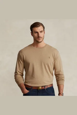 Ralph Lauren Grotere Maten - Soft Cotton T-shirt met lange mouwen