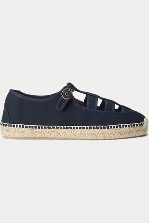Ralph Lauren Canvas espadrille met uitsparing