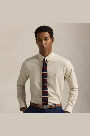Ralph Lauren Slim fit stretch poplin gingham overhemd