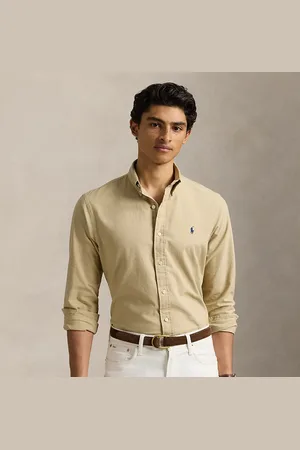 Ralph Lauren Slim fit garment-dyed Oxford overhemd