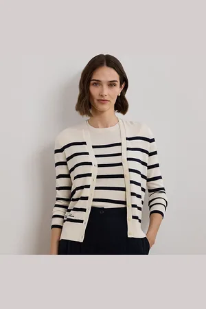 Ralph Lauren Gestreept vest van katoenmix