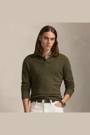 Ralph Lauren Wol-katoenen trui met polokraag