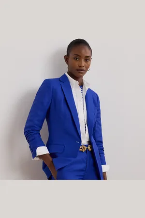Ralph Lauren Keperstof blazer van linnenmix