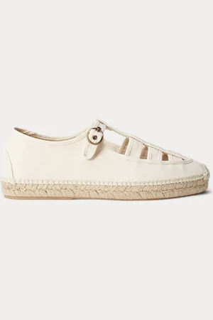 Ralph Lauren Canvas espadrille met uitsparing