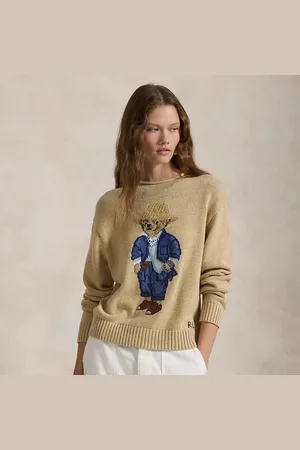 Ralph Lauren Trui met rolkraag en Polo Bear