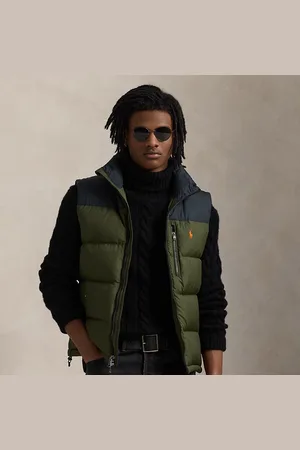 Ralph Lauren Gorham donzen bodywarmer met kleurblokken