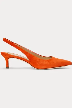 Ralph Lauren Lolah II suède slingback pump