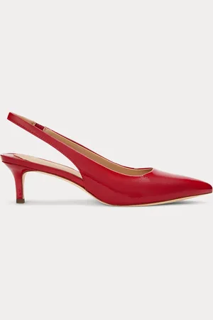 Ralph Lauren Lolah II lakleren slingback pump