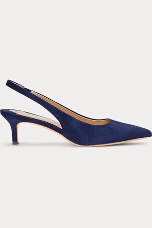 Ralph Lauren Lolah II suède slingback pump