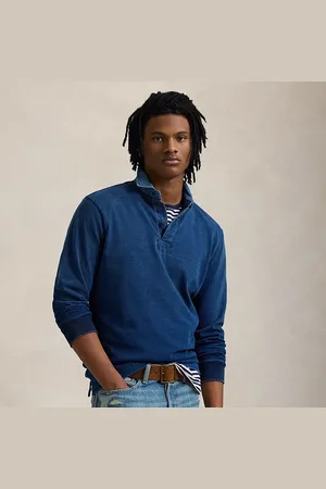 Ralph Lauren Classic fit indigo jersey rugbyshirt