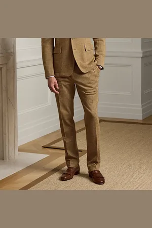 Ralph Lauren Handgemaakte geruite jersey pantalon