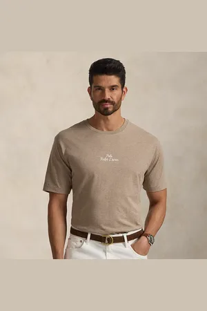 Ralph Lauren Grotere Maten - Jersey T-shirt met geborduurd logo
