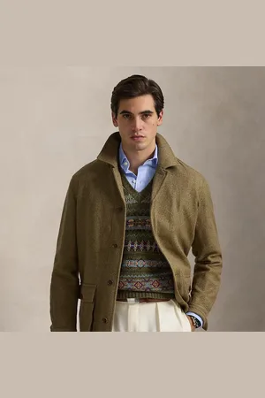 Ralph Lauren Geweven jas in kleermakersstijl