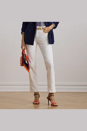Ralph Lauren Enkellange jeans met hoge taille