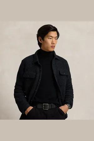 Ralph Lauren Overhemdjack van wolmix