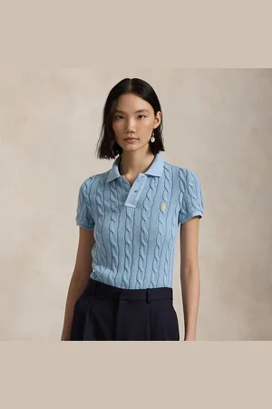 Ralph Lauren Kabelgebreid Polo-shirt