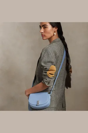 Ralph Lauren Leren Polo ID Mini Saddle tas