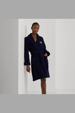 Ralph Lauren Katoenen badstof badjas met sjaalkraag