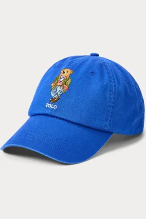 Ralph Lauren Keperstof baseballpet met Polo Bear