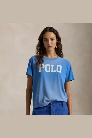 Ralph Lauren Katoenjersey T-shirt ronde hals met logo