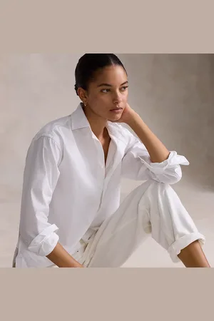 Ralph Lauren Ruimvallend katoenen overhemd