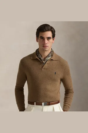 Ralph Lauren Wol-katoenen trui met polokraag