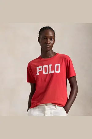 Ralph Lauren Katoenjersey T-shirt ronde hals met logo