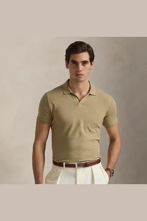 Ralph Lauren Custom slim mesh Polo-shirt met stretch