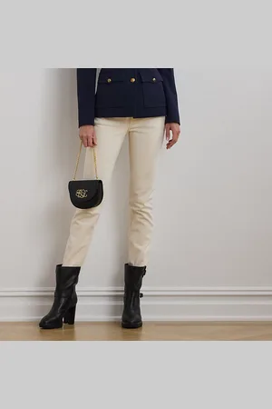 Ralph Lauren Petite - Enkellange jeans met hoge taille