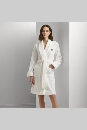 Ralph Lauren Katoenen badstof badjas met sjaalkraag
