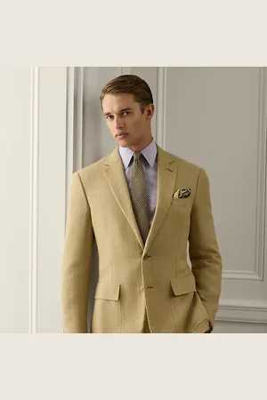 Ralph Lauren Kent handgemaakt visgraat colbert