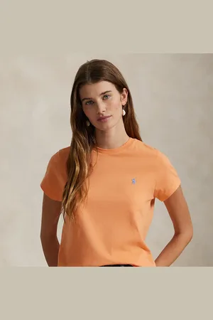 Ralph Lauren Katoenen jersey T-shirt met ronde hals