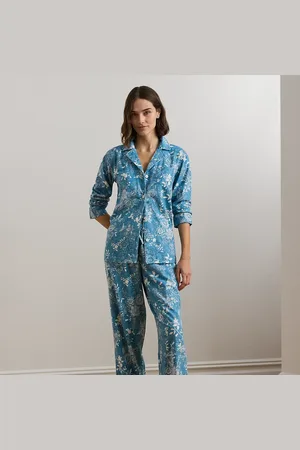 Ralph Lauren Gebloemde keper slaapset van katoenmix