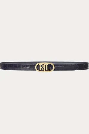 Ralph Lauren Omkeerbare smalle riem met logo