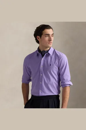 Ralph Lauren Slim fit stretch poplin overhemd