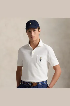 Ralph Lauren Custom slim fit mesh Polo Bear overhemd