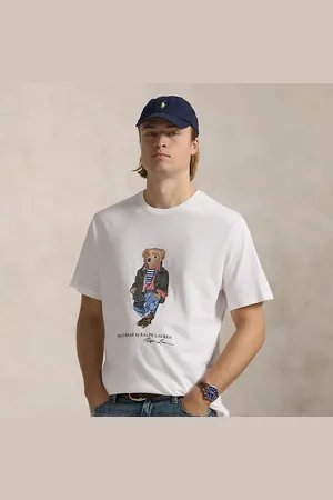 Ralph Lauren Grotere Maten - Jersey T-shirt met Polo Bear