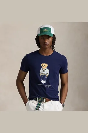 Ralph Lauren Jersey custom slim fit Polo Bear T-shirt