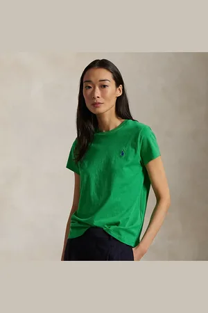 Ralph Lauren Katoenen jersey T-shirt met ronde hals