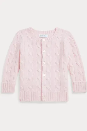 Ralph Lauren Kabelgebreid kasjmier vest