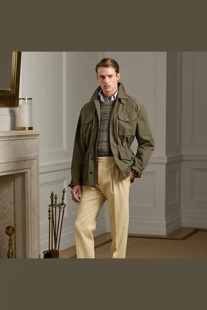 Ralph Lauren Gregory handgemaakte keperstof broek
