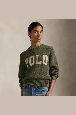 Ralph Lauren Katoenen trui met ronde hals en logo
