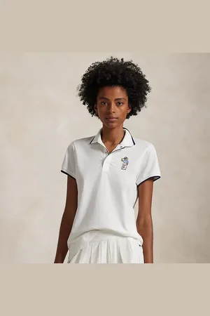 Ralph Lauren Tailored fit Polo-shirt met Polo Bear