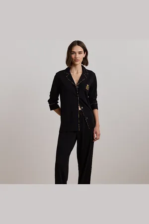 Ralph Lauren Jersey slaapset met luipaardprint