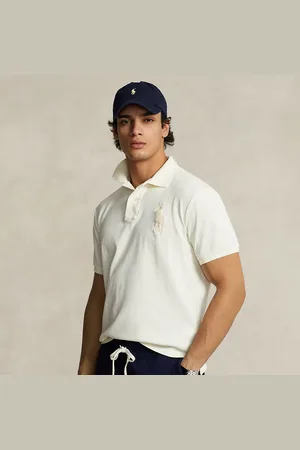 Ralph Lauren Custom slim mesh Polo-shirt met Big Pony