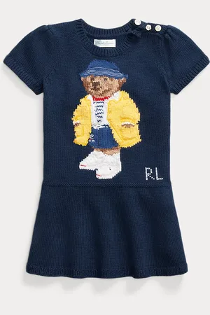 Ralph Lauren Gebreide jurk met Polo Bear