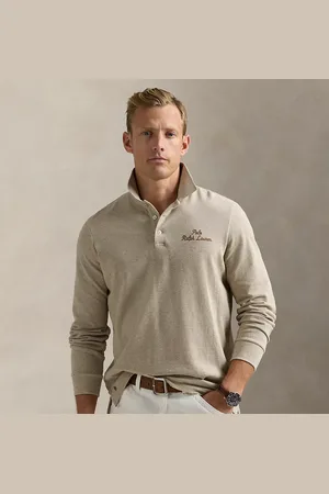 Ralph Lauren Classic fit mesh Polo-shirt met logo